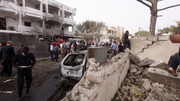 Investigations begin into the explosion outside the French embassy
