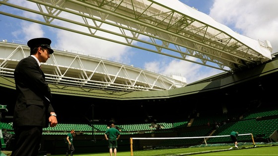 The Centre Court roof