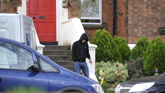 Suarez seen in Liverpool on Monday