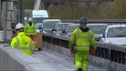 Work continues on the Hammersmith Flyover.