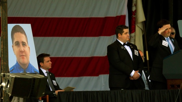 The memorial service at MIT