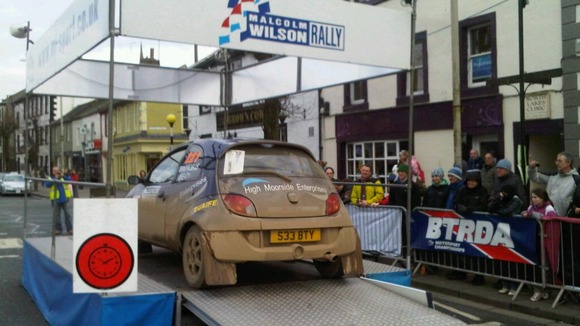 Rally car