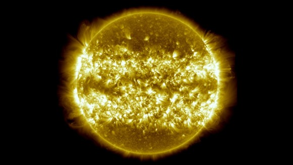 Part of NASA's three year time-lapse of the sun