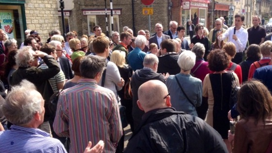 Miliband speaks 