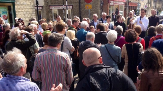 Miliband speaks