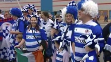 Reading FC fans in wigs
