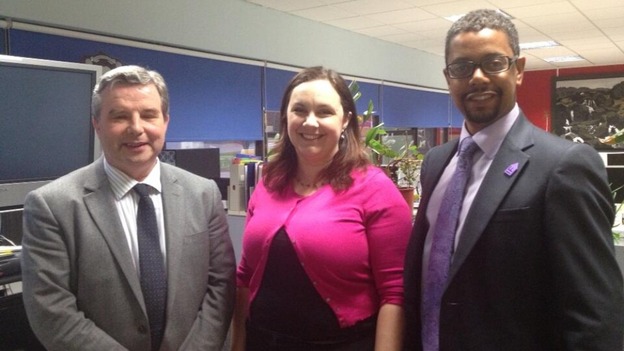 Dr Dai Lloyd, Eluned Parrott AM, Vaughan Gething AM