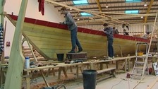 The 'Gloriana' will be the Queen's closest escort on the Thames