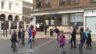 children playing volleyball