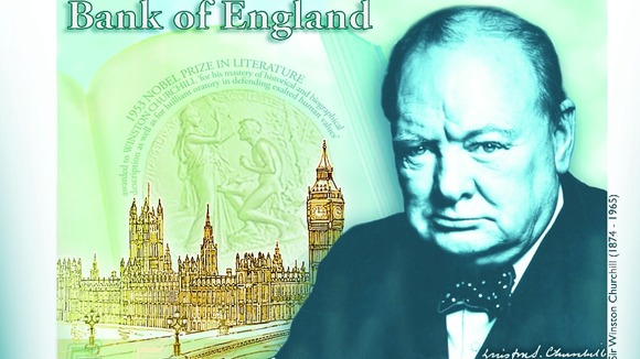 The note is expected to feature a portrait of Winston Churchill from a photograph taken in Ottawa by Yousuf Karsh in 1941.