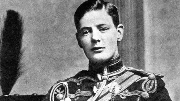Winston Churchill as a Cornet (Second Lieutenant) in the 4th Queen's Own Hussars.