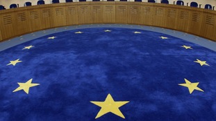 The plenary room of the European Court of Human Rights in Strasbourg