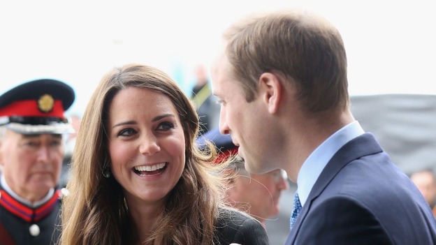 The Duke and Duchess of Cambridge arrive for their visit to Warner Bros studios in Leavesden