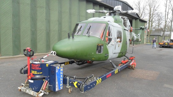 The Westland Lynx mark 7 helicopter