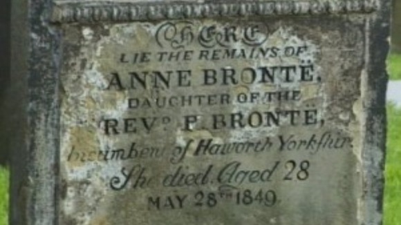 Anne Bronte's gravestone