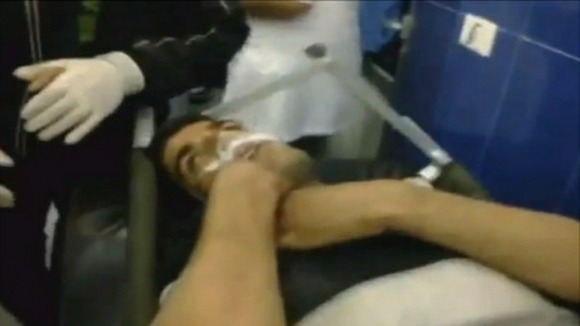 A screenshot from the video on YouTube.