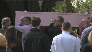 Pink coffin