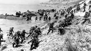 British troops training for D-Day at Slapton Sands, Devon in 1944
