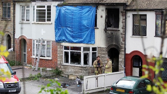 The home of Melissa Crook which was subject to arson attack