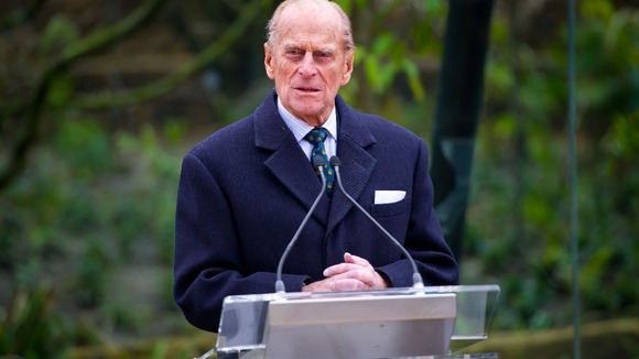 The Duke of Edinburgh pictured during a speech at London Zoo in March.