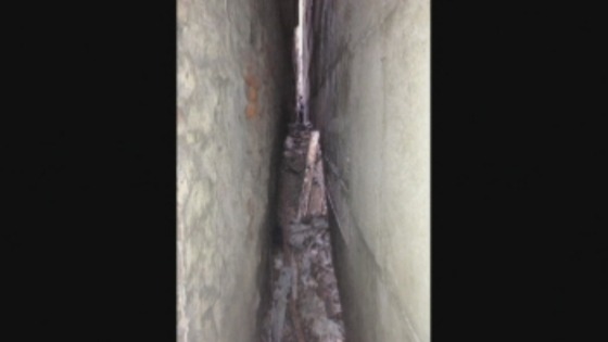 The piece was found at the rear of 51 Park Place in New York.