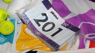 London 2012 Games items are being stored at a unit in Coventry ahead of the final sale and auction this weekend.