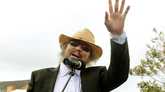 Barry Gibb says he has had a lot of support from his family and fans.
