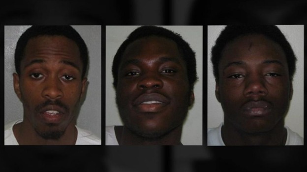 From left to right: Nathaniel Grant, Kazeem Kolawole and Anthony McCalla.