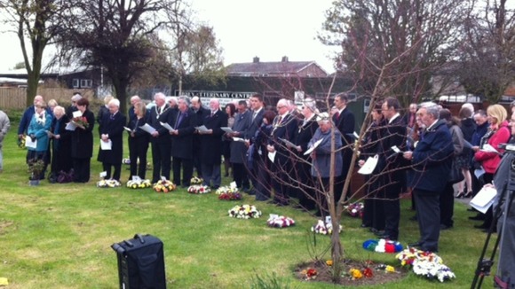 Worker's memorial service at Immingham