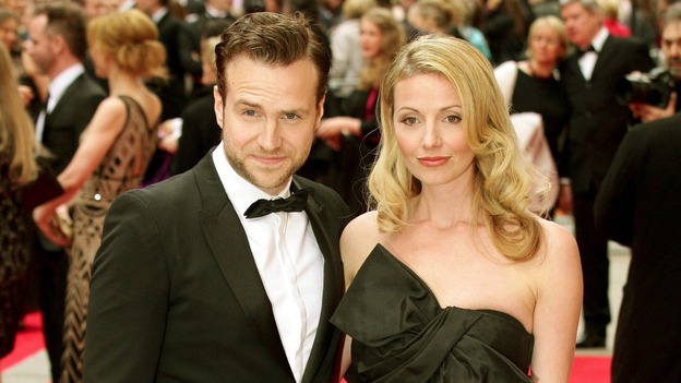 Best Actor nominee Rafe Spall, who's up for Constellations, and Elize du Toit.
