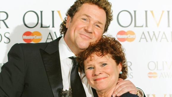 Michael Ball and Imelda Staunton picked up Olivier Awards for Sweeney Todd.