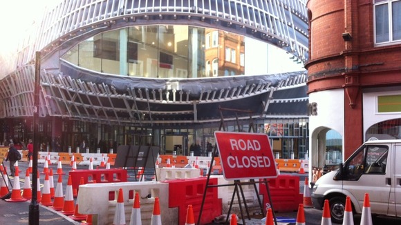 The revamped New Street Station has opened on a weekday for the first time