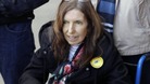 Anne Williams pictured during her last public appearance at the Hillsborough memorial service on the Monday before she died