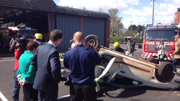 Deputy Prime Minister Nick Clegg in Taunton