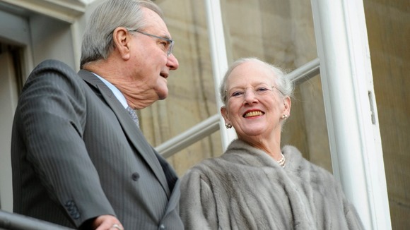 Queen Margrethe II and Prince Consort Henrik as the Queen celebrated her 40th Jubilee in 2012.