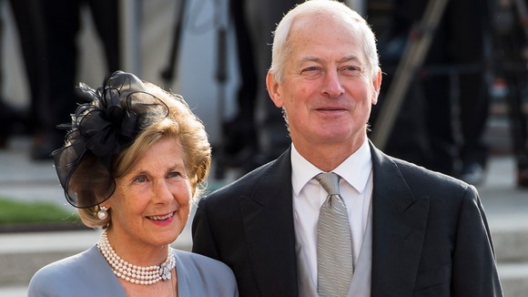 Marie, Princess of Liechtenstein and Hans-Adam II, Prince of Liechtenstein.