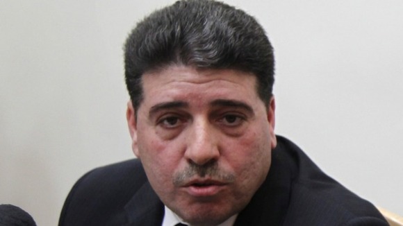 Syrian Prime Minister Wael al-Halqi