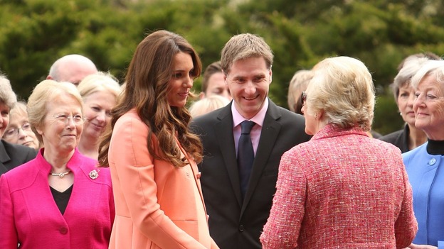 The Duchess of Cambridge arrives at Naomi House Children's Hospice in Winchester, Hampshire