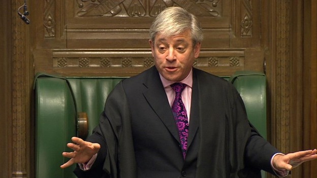 The speaker of the house had to appeal for calm in the House of Commons several times.