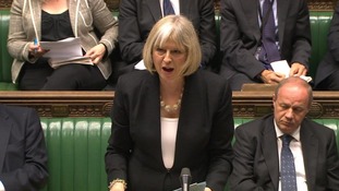 The Home Secretary Theresa May