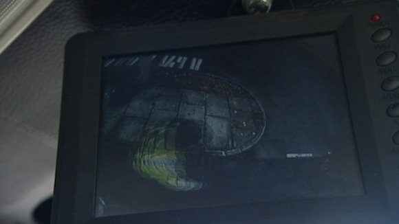 The image represented in the driver's cab