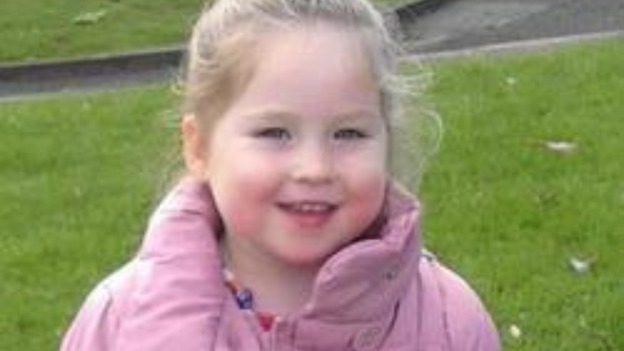 Lee-Anna Shiers' two-year-old niece Skye Allen.