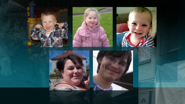 Five family members died in the blaze at the flat in Prestatyn, North Wales.