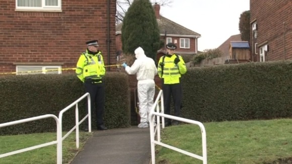 Forensics officers at Shabir Choudary's home