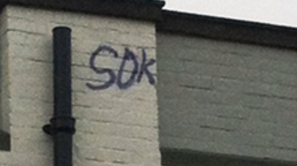 Police want help to find graffiti tag SOT writer