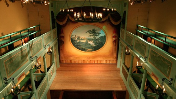 Auditorium of the Georgian Theatre Royal