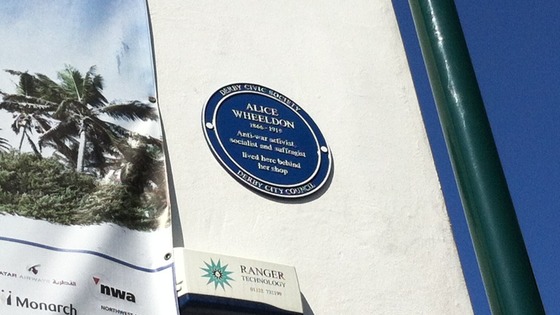 Alice Wheeldon plaque
