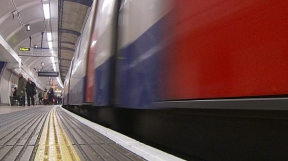 A tube pulls in to platform