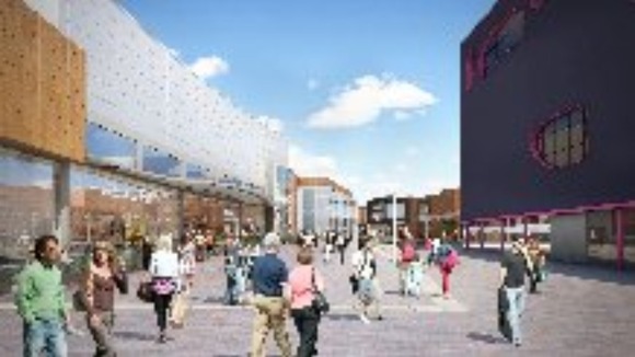 New Square development in West Bromwich opens in July 2013.