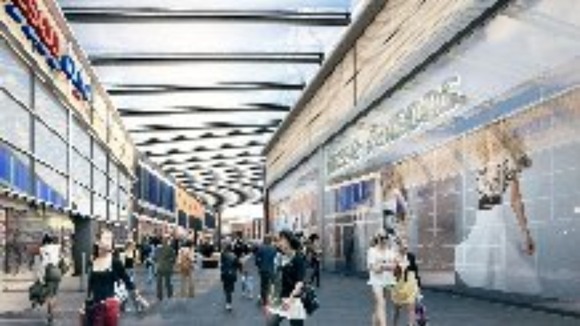 New Square development in West Bromwich opens in July 2013.